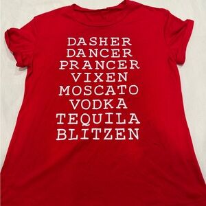 Red Graphic Short Sleeve Tee